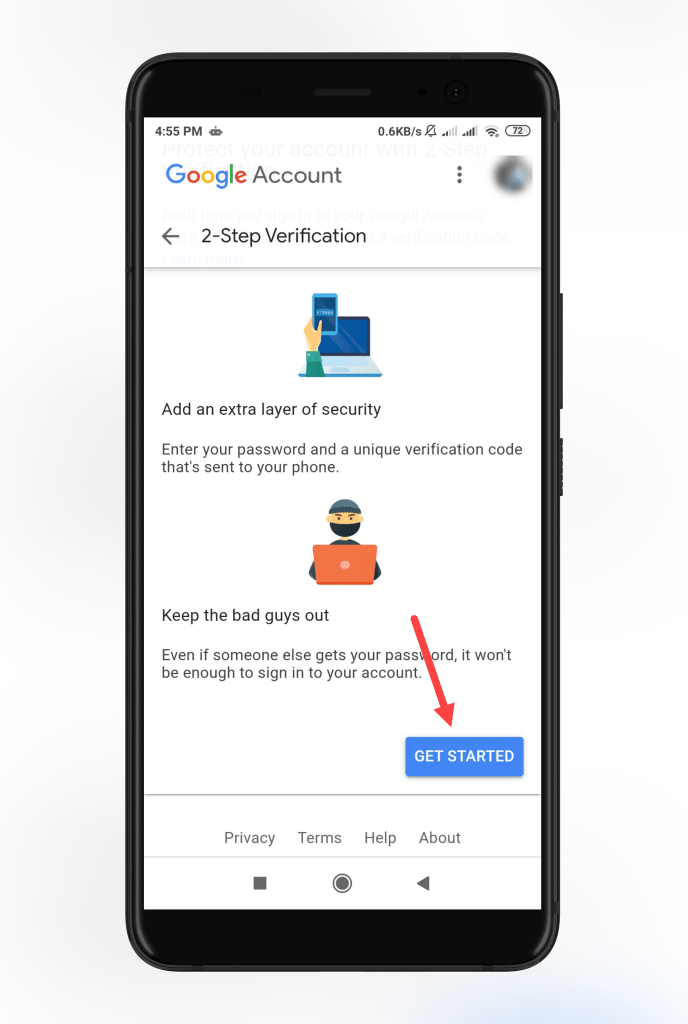 how to turn on two step verification on gmail 