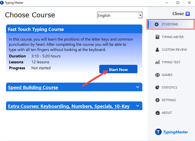 typing master course