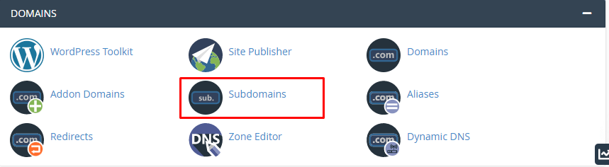 how to create subdomains in cpanel