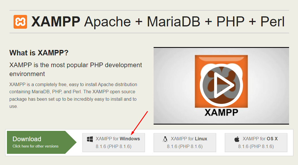 xampp software - লোকাল হোস্ট কি